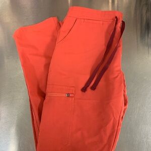 Men's Orange Casual Pants